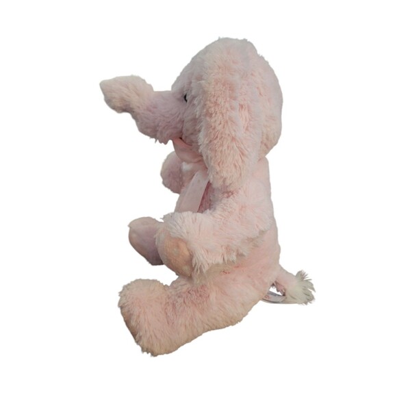 Aurora World Baby Pink Elephant Plush Stuffed Animal White Polka Dots Feet 10" - Picture 4 of 6